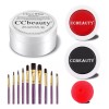 Beauty Pintura Facial De Payaso Fantasmas Maquillaje Tricolor