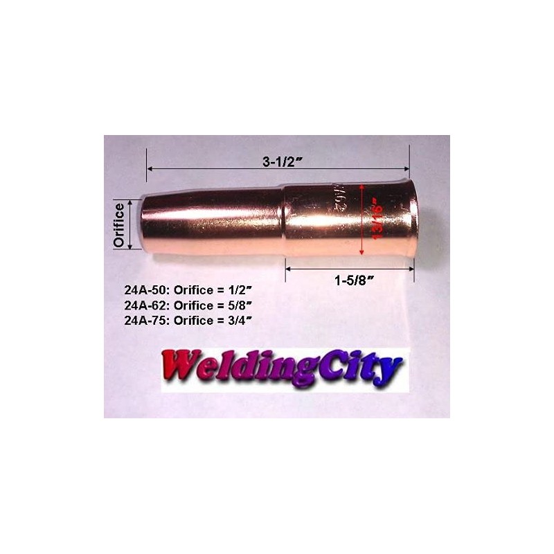 WeldingCity MIG Welding Gun Accessory Kit 0.045" (Contact Tip-24A Nozzle-54A