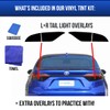 Tail light tint compatible with 2019-2025 Toyota Corolla sedan