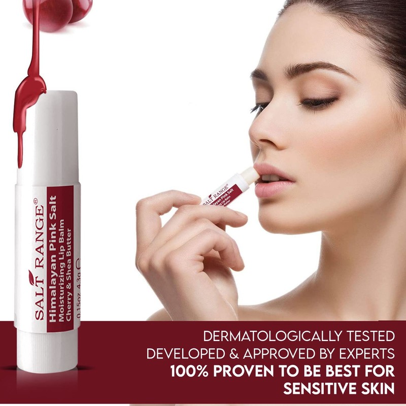 WBM Lip Balm, Formulated with Cherry & Shea Butter, Moisturization