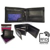 Mala Leather Origin Mens Compact Wallet RFID 129-5 (Black)