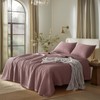 KASENTEX Purple Mauve Twin Size Quilt Bedding Set with Pillow-Shams,