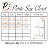 Presadee Petite Original - Calcetines de compresión con cremallera firme