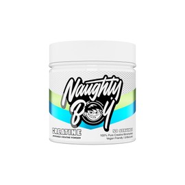 Naughty Boy Micronised Creatine Powder, Creatine Monohydrate Powder (Unflavoured) 50 Servings