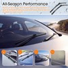 BBTO 6 Pack 22 Inch Wiper Blades 2-In-1 Windshield Wipers