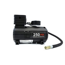 Streetwize - Compact Air Compressor with Gauge - 12V - Portable Tyre Inflator, Analogue Pressure Gauge (SWAC1)