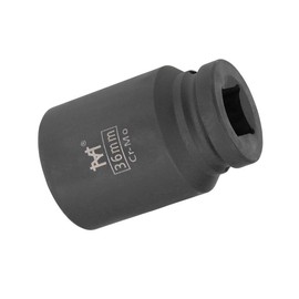 Unifizz 3/4 Inch Drive - 36mm Deep Impact Socket with 6 Point Design, Heat-Treated Cr-V Steel 78mm Length, Metric Sizes