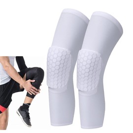 LARDROK Breathable Basketball Knee pads Compression Kneepad Sport Volleyball Long Knee Brace Leg Sleeves
