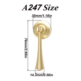 TopHomer 4PCS Antique Tear Drop Pulls Zinc Alloy, Vintage Cabinet Decorative Pull Handle Knob for Drawer, Dresser, Wardrobe(STYLE 247)