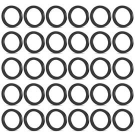 AITRIP 30 Pieces Replacement Gas Gaskets Gas Can Spout Gaskets Fuel Washer Seals Rubber Fuel Can Spout Seals Compatible with Most Gas Can Spout (30)