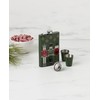 Cambridge 896221 Nutcracker 4-Piece Flask Set, Christmas Theme