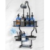 YASONIC Shower Caddy Over Shower Head Never Rust Aluminum Large