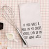 YLZlhb Funny Wine Theme Kitchen Towels, Funny Wine Gifts for