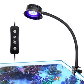 Hygger Aquarium Light, Saltwater Light, Saltwater Fish Tank, Coral Tank, 30W LED, Aquarium, Full Spectrum, 3 Light Color Modes, 6/9/12H Timer, 5 Levels of Dimmable, Silent, LPS SPS, Coral Breeding,