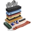KERYE Japanese Whetstone Sharpener Set - 400/1000 3000/8000 Grit Water
