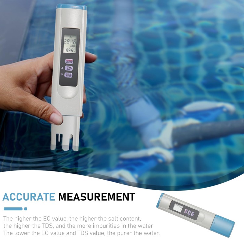 Bzsunway SALT-3050 Waterproof IP65 Meter, Digital Salinity PPM Temperature Tester