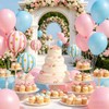 4D Ball Star Striped Foil Balloons(6 Pcs)