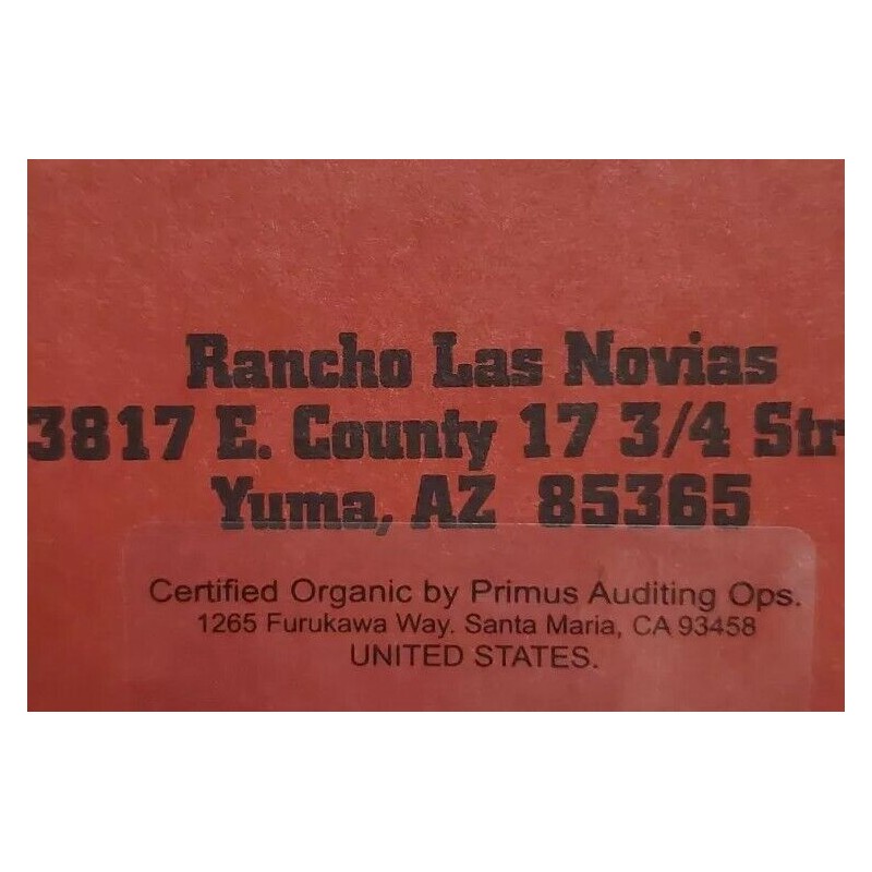 Rancho Las Novias. 5LB LARGE FRESH ARIZONA'S GROWN PREMIUM ORGANIC