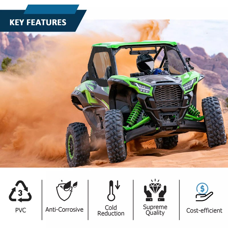 SI Upgraded Soft Upper Doors Set for 2020-2024 Kawasaki Teryx