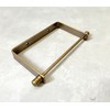 Solid Toilet Paper Holder Handmade Brass Wall Mount Paper Roll