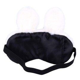 Ulife Mall Funny 3D Cute Rabbit Sleeping Mask Plush Sleeping Mask Blindfold for Sleeping Travel Eye Mask with Adjustable Elastic Band Sleeping Masks Eye Cover for Children Girls Boys Women