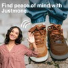 JUSTMONE Airtag Compatible GPS Insoles for Kids Teens Locating Accessory