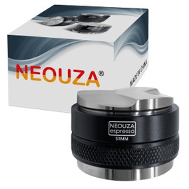 NEOUZA 53mm Coffee Distributor & Tamper 2 in 1,Dual Head Coffee Leveler Fits for 54mm Breville Portafilter, Adjustable Depth- Professional Espresso Hand Tampers