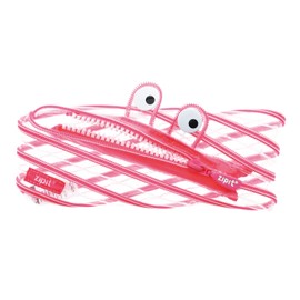 ZIPIT [Zipit] Makeup Case, Clear Monster, Pink