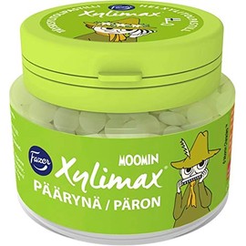Fazer Moomin Xylimax Pear Taste Pastilles 1 Jars of 90g