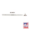 Mayes 10208 36 Inch Straight Edge Aluminum Ruler, Heavy Duty
