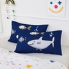 RYNGHIPY Kids Bedding Set for Full Bed Reversible Ocean Animals