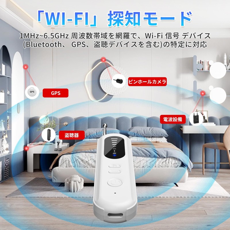 SPOSING Eavesdropping Detector [Latest Evolution 5-in-1 High-Sensitivity Detector] Eavesdropping Detector