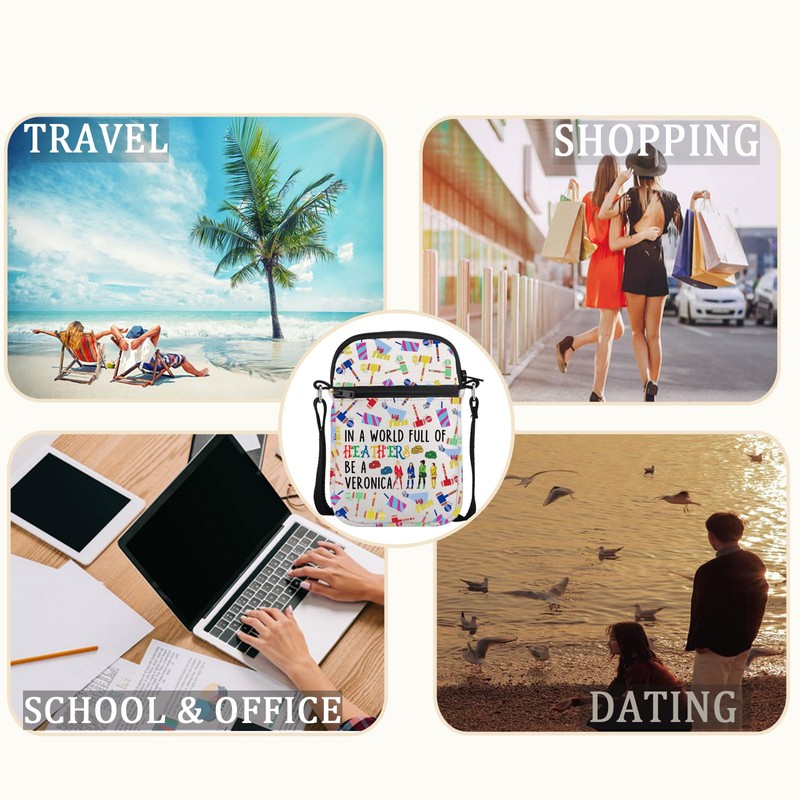 MEIKIUP Heather Musical Inspired Makeup Bag Musical Theatre Lover Gift