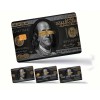 Unbranded Blacked Out $100 Bill Benjamin Franklin Card Stickers/Skins 4pk