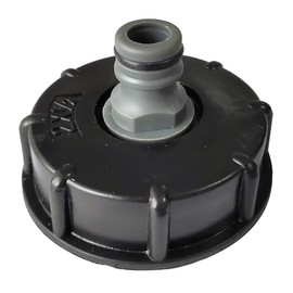 IBC Tank Adapter Plastic Hose Tap Connector S60X6 Coarse Threaded Cap to 1/2" Water Butt Tap Adapter for IBC Ton Valve