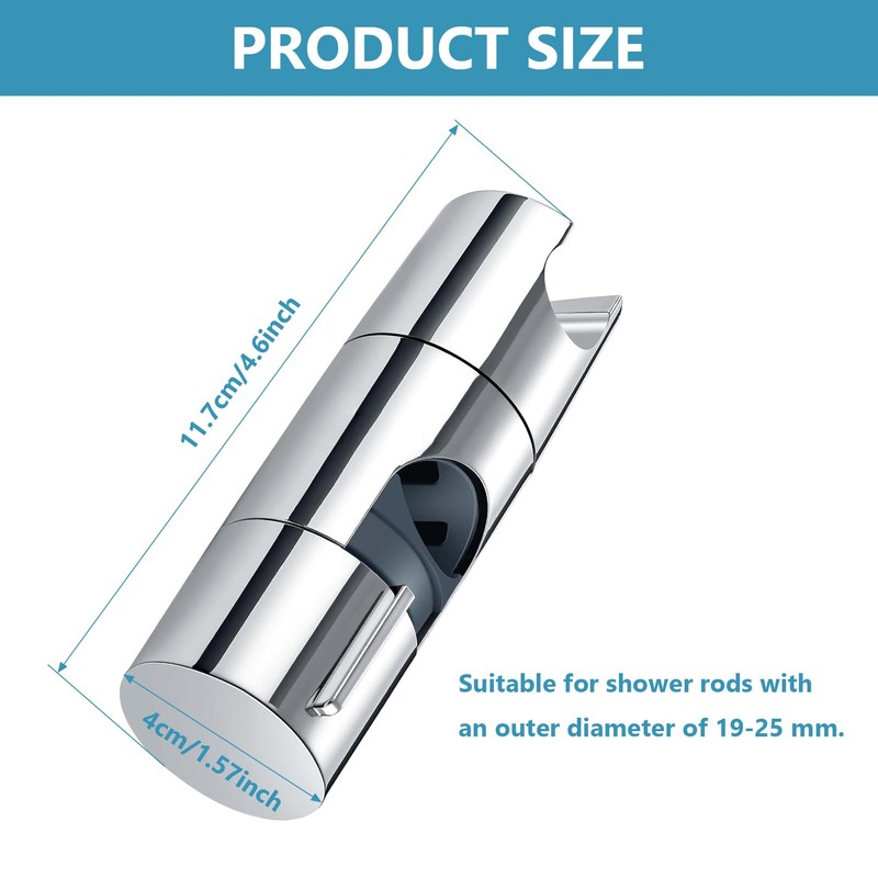 LIAMGUS Shower Head Holder, Shower Head Holder Replacement, Adjustable Shower