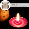 FRCOLOR Contenedores De Metal Para Velas 2.04X2.04X1.37In Latas Reutilizables Para