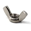 M3(1/8")304 Stainless Steel Butterfly Wing Nut Set,Hand Twist Tighten Hardware