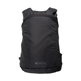 Mountain Warehouse Packaway Backpack - Lightweight Rucksack, Waterproof Bag, Taped Seams - for Black