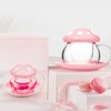 Cute Mushroom Shaped Teacup Ceramic Glass Filter Tea Cup Set