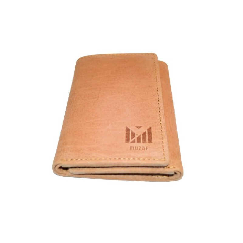 muzaf Trifold Premium Leather Wallet for Men with RFID Blocking