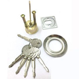 Profile Cylinder Lock Cylinder Door Lock Cylinder Rim Cylinder Replacement Cylinder with 6 Keys
