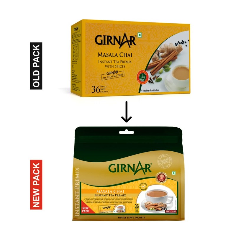 Girnar Instant Tea Premix with Masala 36 Sachets