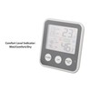 Room Thermometer 3.7in LCD Display High Accuracy Comfort Level Indicator