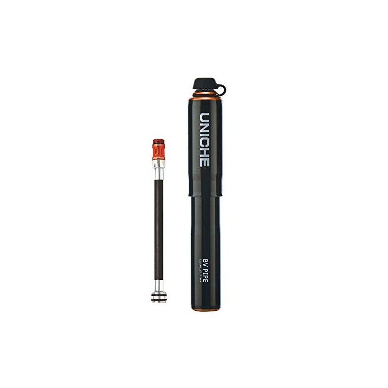 UNICHE Tech High Volume Mini Bicycle Pump (Black, Small)
