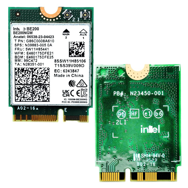 A-DIGISHUO WiFi 7 BE200 BE200NGW M.2 WiFi Card BT5.4 802.11BE