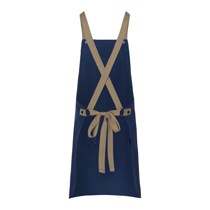 Karlowsky Bib Apron Urban Look with Cross Straps and Pocket