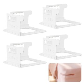 EBEAKA Bettlakenspanner, [4 Stück] Bettlaken Halter mit Verschlussstreifen - Verstellbar & Rutschfeste, Sheetlocks, Passend für Matratzen (9cm-30cm Dick), Langlebig Hochwertiges ABS