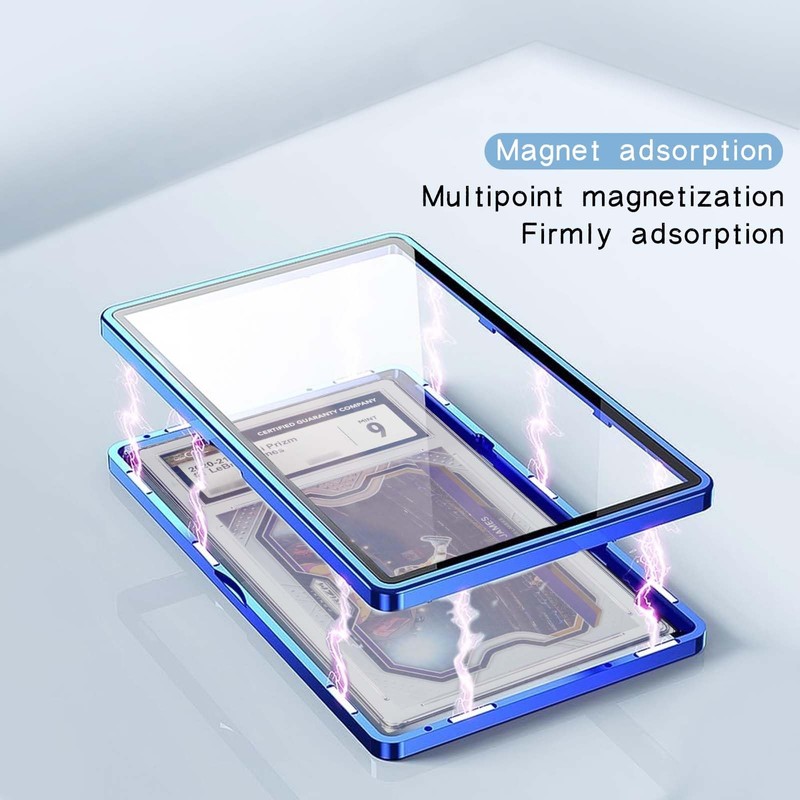 DiaoTu PSA Slab Bumper Case, Metal Graded Cards Slab Magnetic