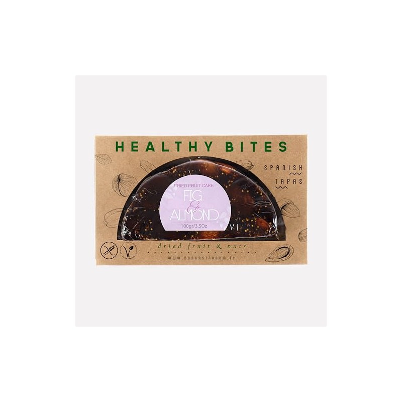 Healthy Bites by Don Gastronom. Fig & Almond dried fruitcake.